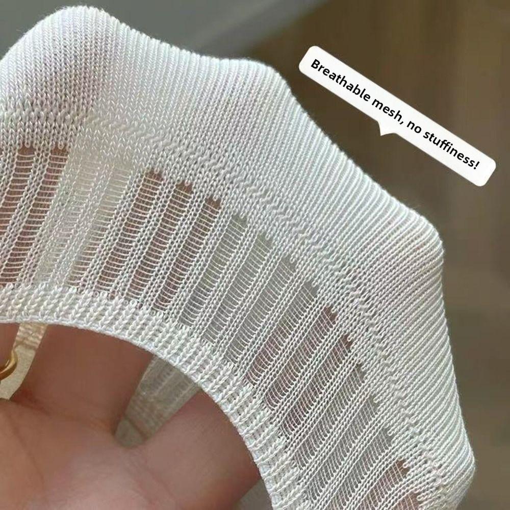 Thin Style Non Slip Socks Solid Color Breathable Socks New Seamless Socks Summer