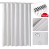 1PC Shower Curtain Household Plain Color Thickened Impermeable Cloth Quick Drying Waterproof and