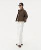AECA AECA Curved Short Puffer Jumper-Brown