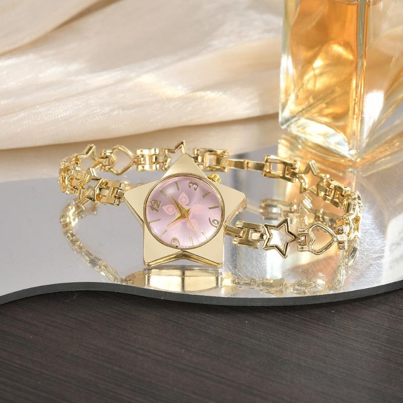 Ladies watch temperament pentagram bracelet literary trend quartz watch