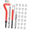 30 шт. набор вставок для ремонта метрической резьбы M3 M4 M7 M9 M11 Helicoil Car Pro Coil Tool 304 нержавеющая сталь сумка для авторемонтных инструментов