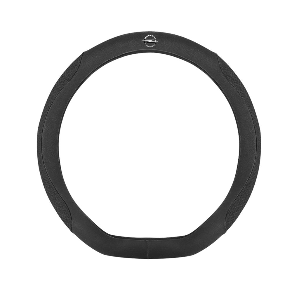 AAHK1 Car Steering Wheel Soft Suede Protector Cover Decor Accessories For Opel Zafira b Corsa d Insignia Mokka Regal Car Valve Cap
