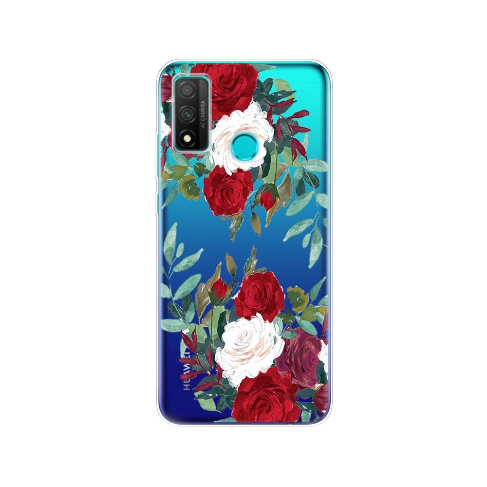 Чехол для Huawei P smart 2020, мягкий силиконовый чехол из ТПУ на заднюю панель телефона PSmart 2020 POT-LX1A, 6,21 дюйма, защитный чехол-бампер, чехол