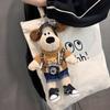 Подвеска для сумки для женщин, голова собаки, милый мультяшный автомобиль, брелок, кукла, креативная школьная сумка, подвесное украшение