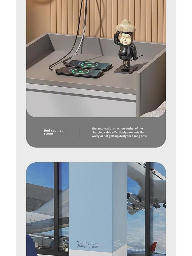 Выдвижная панель переключателей с розеткой USB Type-C 20 Вт для быстрой зарядки для дома