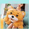 Plush Tiger Toy Cartoon Stuffed Animal Doll Cute Home Decoration Kids Gifts