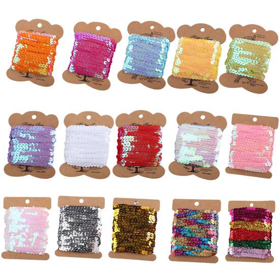 1 рулон отделки блестками, глянцевый режущий стол, 10 ярдов, швейные поделки, лента с блестками, сделай сам, тканевый аксессуар