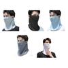 Yousheng Sunscreen Face Guard Ice Silk Material Multifunctional Sun Protection Neck Gaiter with Ear Hooks Outdoor Cycling Wear