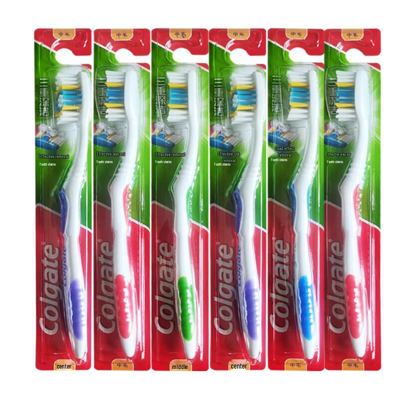 Colgate Зубные щетки Triple Deep Clean - Упаковка 6 шт.
