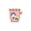A3 X Sanrio Characters 14 Hyodo Juza X Pompompurin [Mini Character Illustration] Acrylic Stand Plate