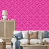 Geometric rhombus wallpaper, purple background, purple center, 50x1000