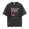 Epica Band The Holographic Principle T Shirt Full Size S 5XL SO678 vintage Washed Comfortable homme Slightly Unisex
