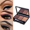 3 Colors Professional Eyebrow Powder Kit Long Lasting Eyebrow Powder Shadow Palette With Soft Brush Eyebrow Enhancer
