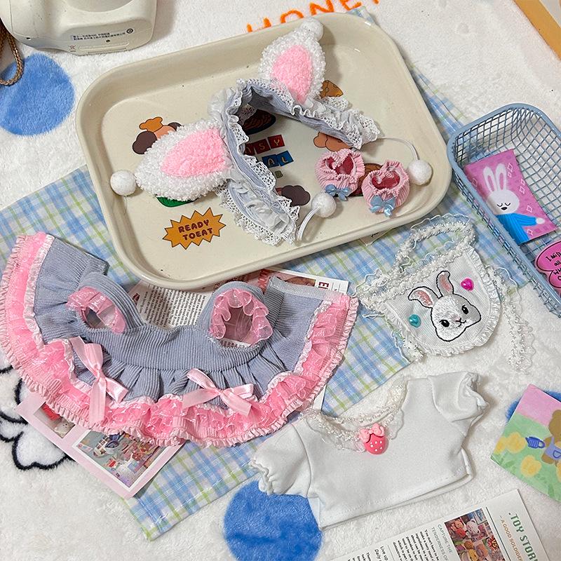 Унисекс 20 см Хлопковая Плюшевая Кукла Одежда - Нарядные Модные Наряды