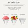 250Pcs Leakproof White Paper Cone Cups Coated Cone Party Tableware Disposable Paper Cups  Slush