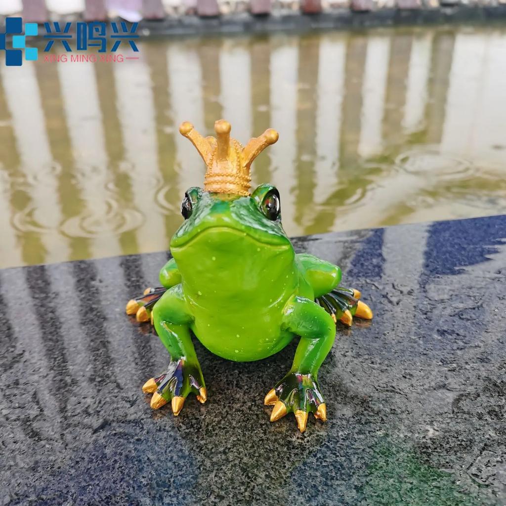 Новая лягушка царевна орнамент статуя сад сад кабинет украшения смола поделки украшения для дома аксессуары
