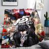 1PC Persona Print Flannel Blanket, High quality Comfortable for All Seasons, Home Decor, Warmth and Comfort, Perfect for Christmas Gifts106