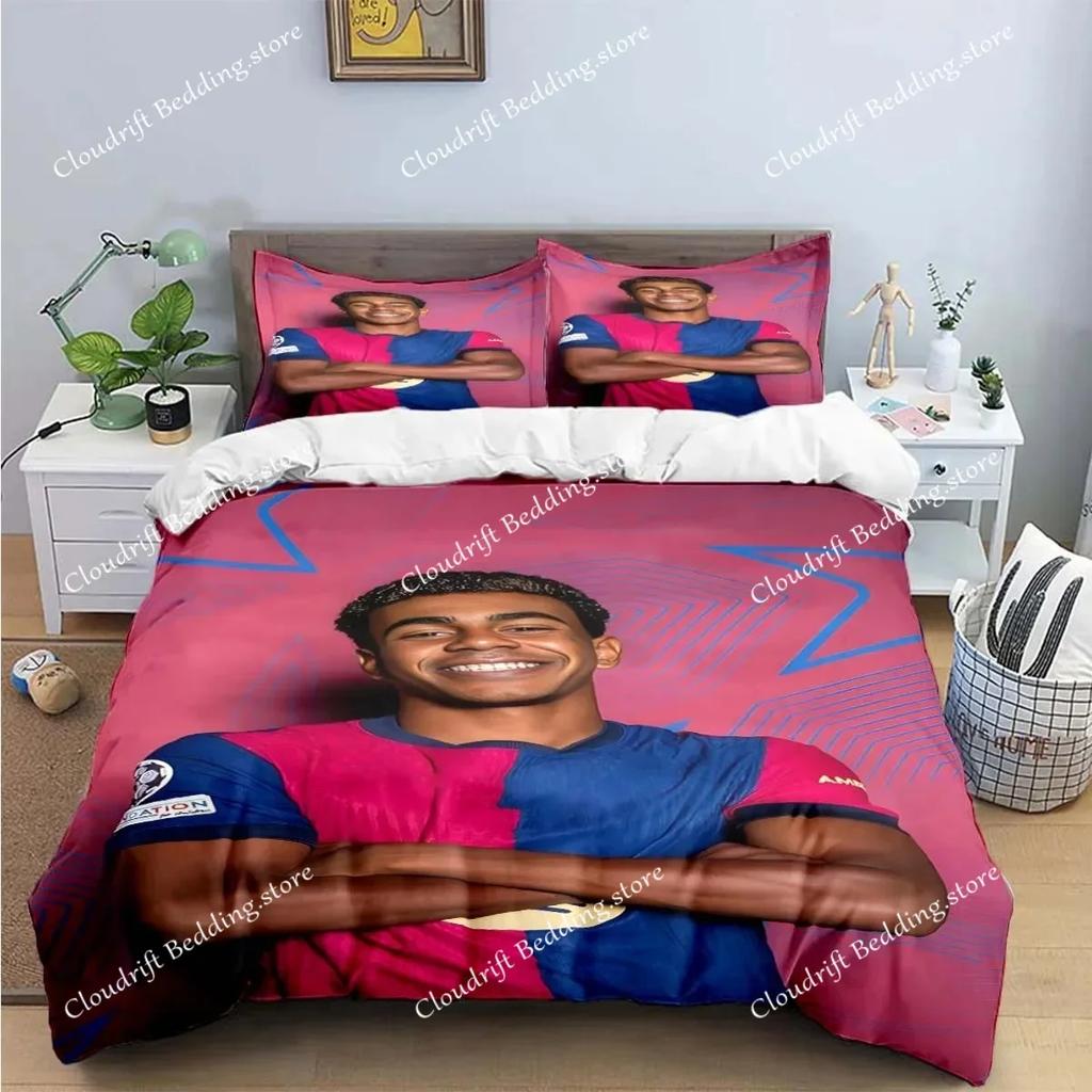 Spain Football Cenozoic Star L-Lamine Y-Yamal Bedding Sets Bed Supplies Set Duvet Cover Bed Comforter Set Bedding Set Gift029