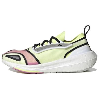 Stella McCartney x UltraBoost Light Морозный Желтый Розовый Женские Кроссовки Основной Белый Кричащий Розовый HQ8664