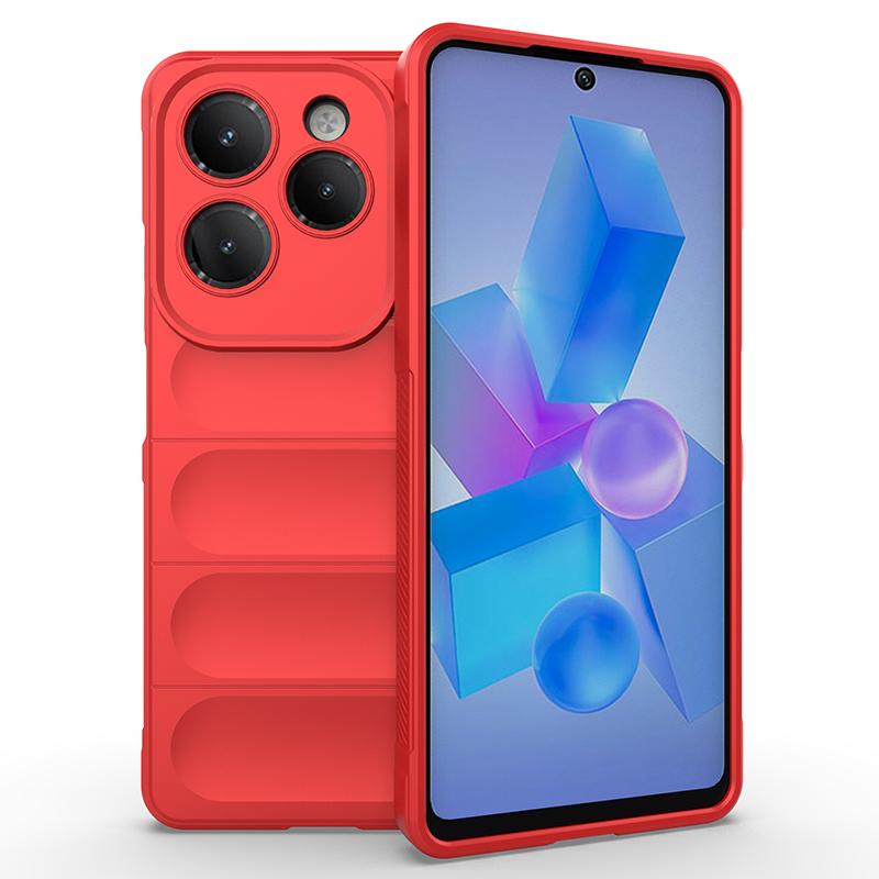 Shockproof Case For Infinix Hot 40 Pro Note 30 Smart 8 4G Cover Liquid Silicone Back Coque for Tecno Spark 20 20C GO 2024 Fundas