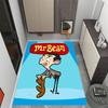 Mr Bean's Silly Adventure Themed Anti-Slip Rugs - Polyester Home Decor, Suitable for Bedrooms, Living Rooms, Doorways, Studios, and Decorations