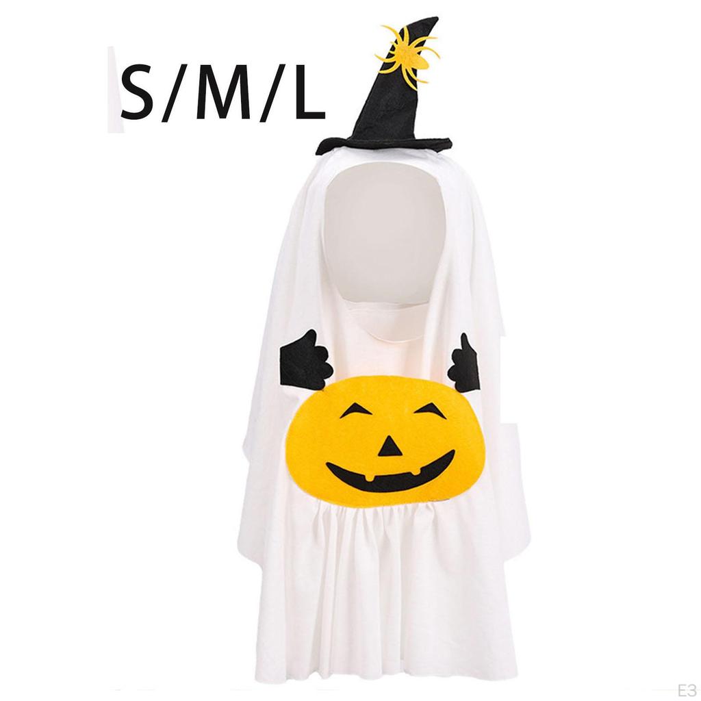 Halloween Ghost Dog Costume Apparel Cosplay Clothes for Festival Party Accessories