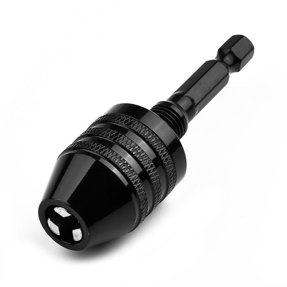 1 шт. Адаптер патрона для сверла без ключа с шестигранным хвостовиком 1/4 для ударного гайковерта - AU