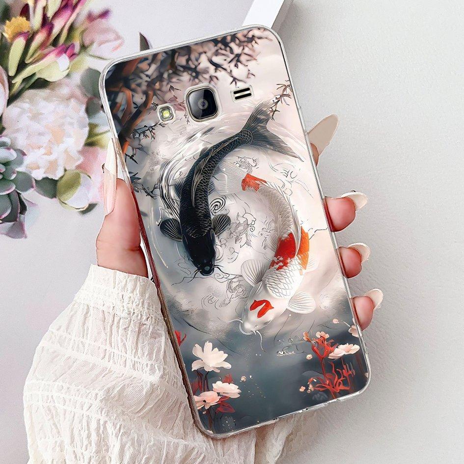 For Samsung Galaxy J5 Case J500F J500H J500G Cover Luxury Dragon Lion Soft Silicone Phone Cases For Samsung J3 J5 J7 2016 Bumper