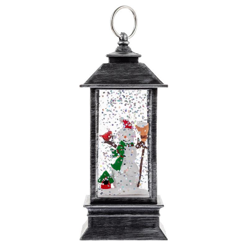 Christmas Santa Claus Crystal Lantern & Ornament