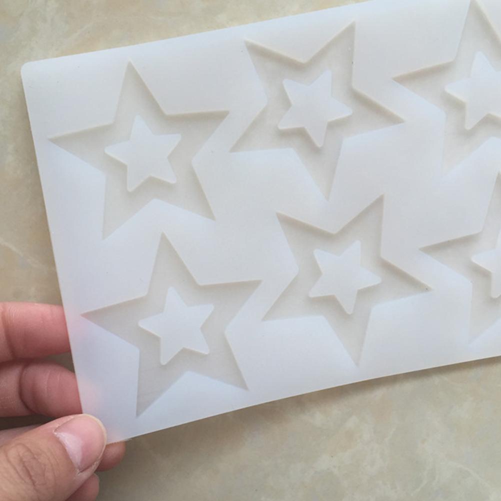 Силиконовая форма в форме звезды, формы для печенья, шоколадные конфеты, инструмент для выпечки, пятизвездочный