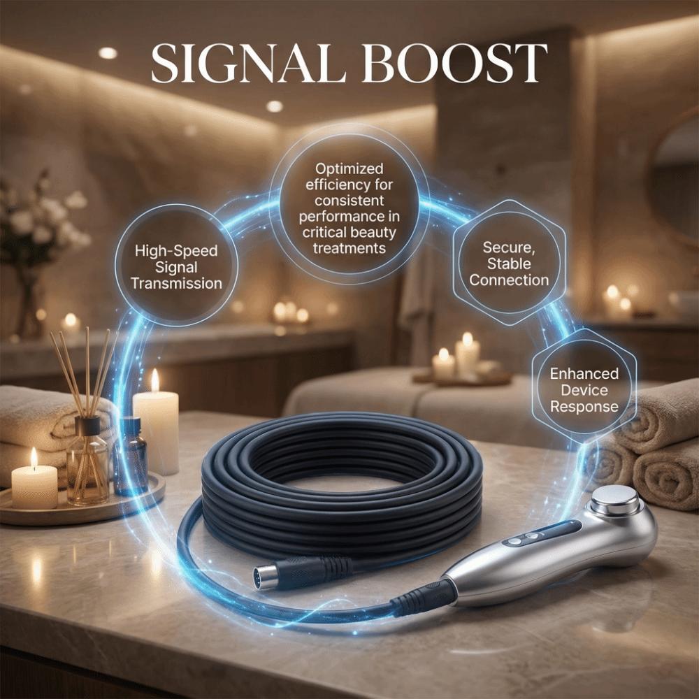 Flexible Extension Cord Beauty Equipment Cable for Nebulizer Cable Extension Application