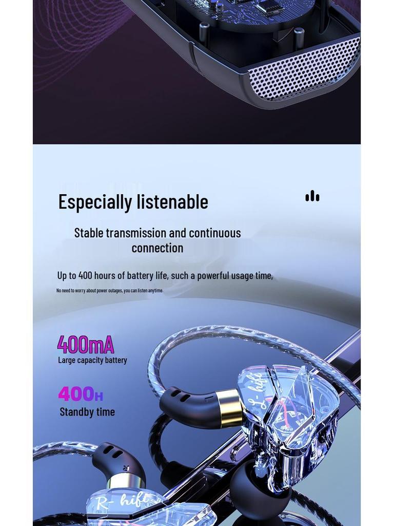 Sport Neckband Bluetooth Headphones with Noise Cancelling, Long Battery Life, Large Capacity & Digital Display