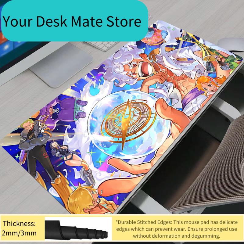 One Piece Zoro Mouse Pad Notbook Gaming Large Keyboard NonSlip Rubber Computer Carpet Desk Mat PC Gamer Xxl MousePad Youth Gifts