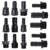 PE Garden Hose Barb Connector 16mm 20mm 25mm Irrigation Pipe Fitting Durable Screw Joint