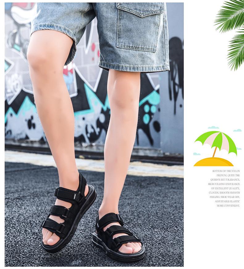 Мужские универсальные резиновые сандалии с нескользящей подошвой 2025: Дышащая, Устойчивая к запаху Повседневная Спортивная Пляжная Обувь