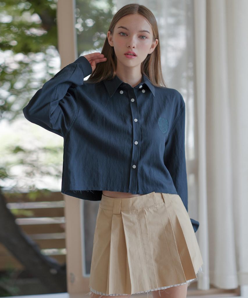 AVANDRESS Solid Mu Shirt Ivory