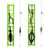 Sharp Anti Winding Float Line Group Feeder Sinker String Hook Fishing Bait Cage Carbon Steel
