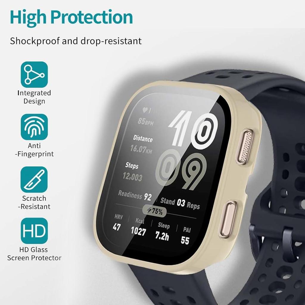 Чехол + Стекло для Amazfit Bip 6, Защитная пленка от царапин, Бампер, Закаленное стекло, Защитная крышка экрана для Amazfit Bip6, Аксессуары