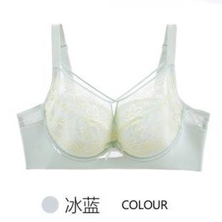 Qianyi memory steel ring support gathers full cover paper cup C cup large chest small underwear women's adjustment bra
