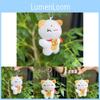 Plush Lucky Lovely Cat Keychain With Colorful Chains Ideal For Gifts And Decor Cute