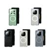 Magnetic Adsorption Dual-Hinge Honeycomb Shockproof Cooling Phone Case Mate X6/X7 Liquid Silicone Slim Protective Cover