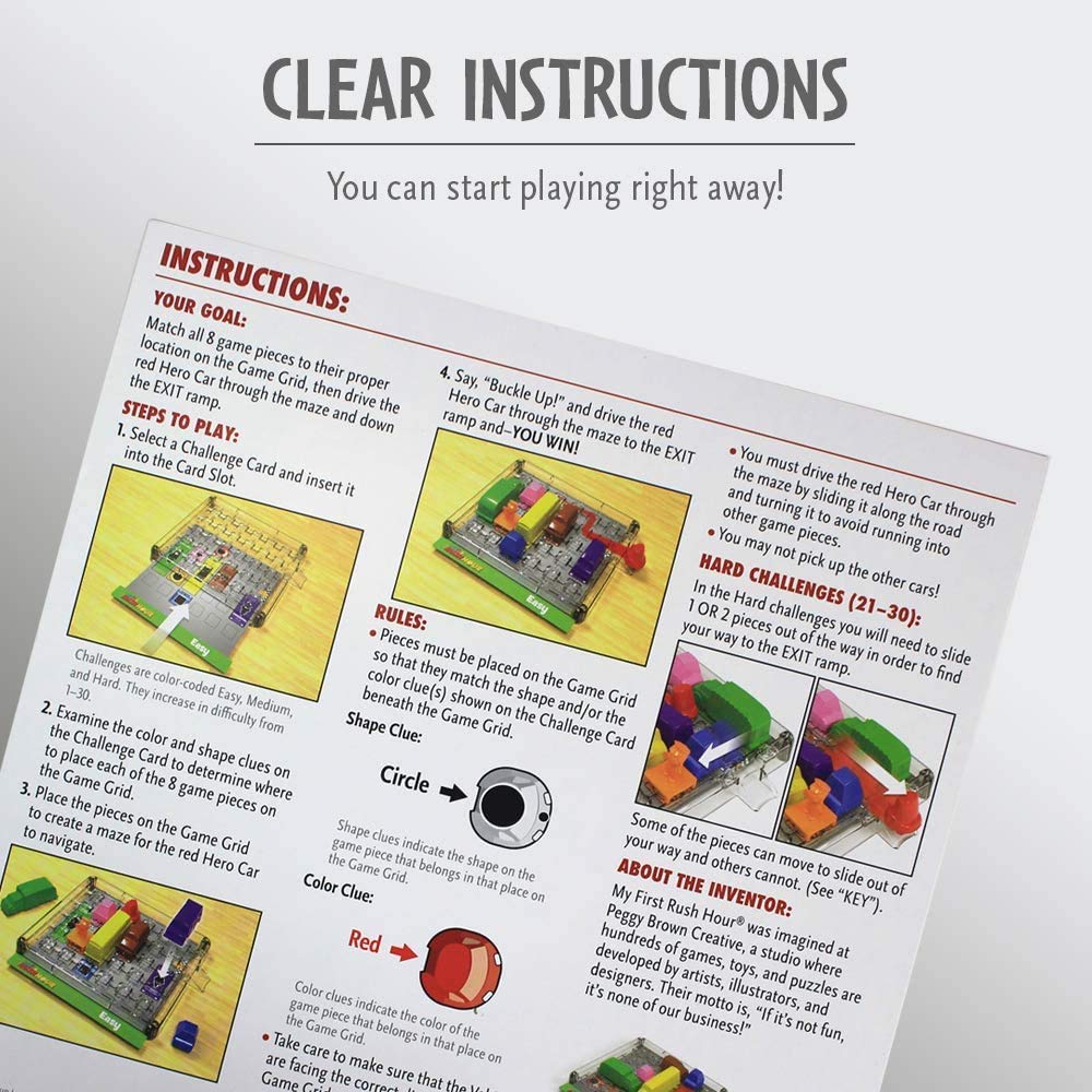 ThinkFun First Rush 76411 Игра, развивающая логическое мышление. В комплект входит инструкция на японском языке. Возраст от 3 лет. ThinkFun "My Hour"