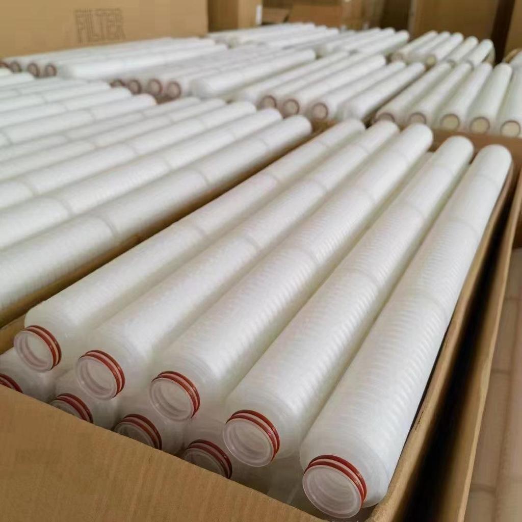 Polypropylene PP Microporous Pleated Filter Cartridge for High Precision Filtration of Beverages and Alcohol, 0.1-5 Microns