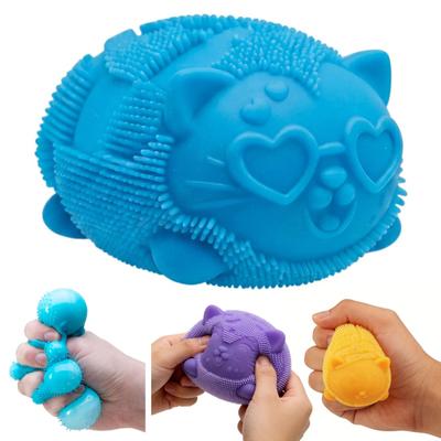 Мини-игрушка-пищалка Кот-Фазз, Снятие стресса, Пушистый шарик, Игрушка-непоседа, Помощь в концентрации, Расслабление, Снятие тревожности, Игрушка на рабочий стол