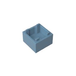 Gobricks GDS-90062 Контейнерная коробка 2x2x1 Сверху открывающийся Совместим с Строительными блоками 35700