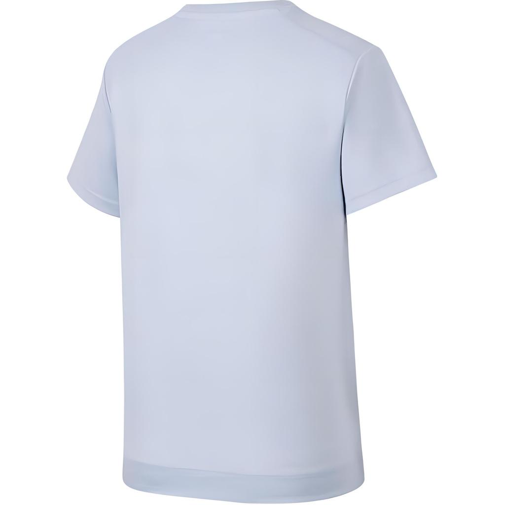 Adidas Мягкий и удобный пуловер с круглым вырезом и вышитым рисунком, футболка с короткими рукавами, женские топы, синий JD5251