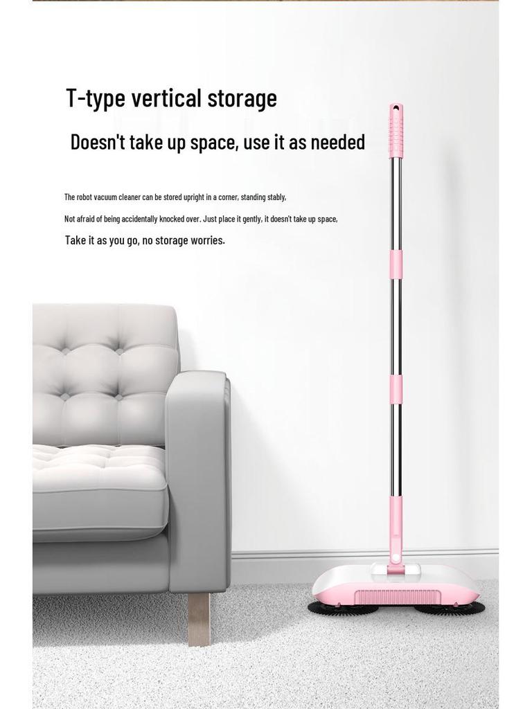 Douyin Viral Push Sweeper: All-in-One Broom & Dustpan Set