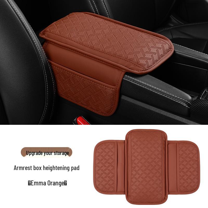 Universal Car Armrest Pad: Heightening & Storage Solution for Central Elbow Rest