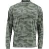 SIMMS camouflage fishing suit Luya long-sleeved crew neck T-shirt men's summer sunscreen suit quick-drying breathable fishing suit