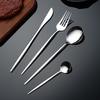 Premium Stainless Steel Western Cutlery Set - Knife, Fork, Spoon, Dessert Spoon, Teaspoon, Steak Knife. Made In Portugal.